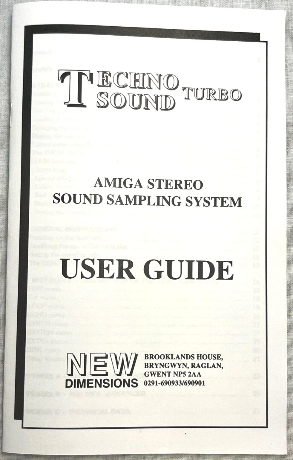 Technosound Turbo Sound Sampler for Commodore Amiga - Black Case thumbnail 8